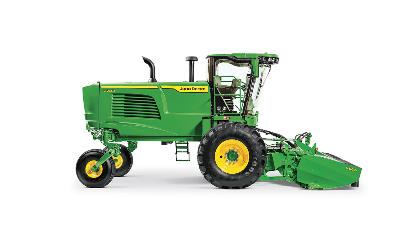 studio image of w235r windrower