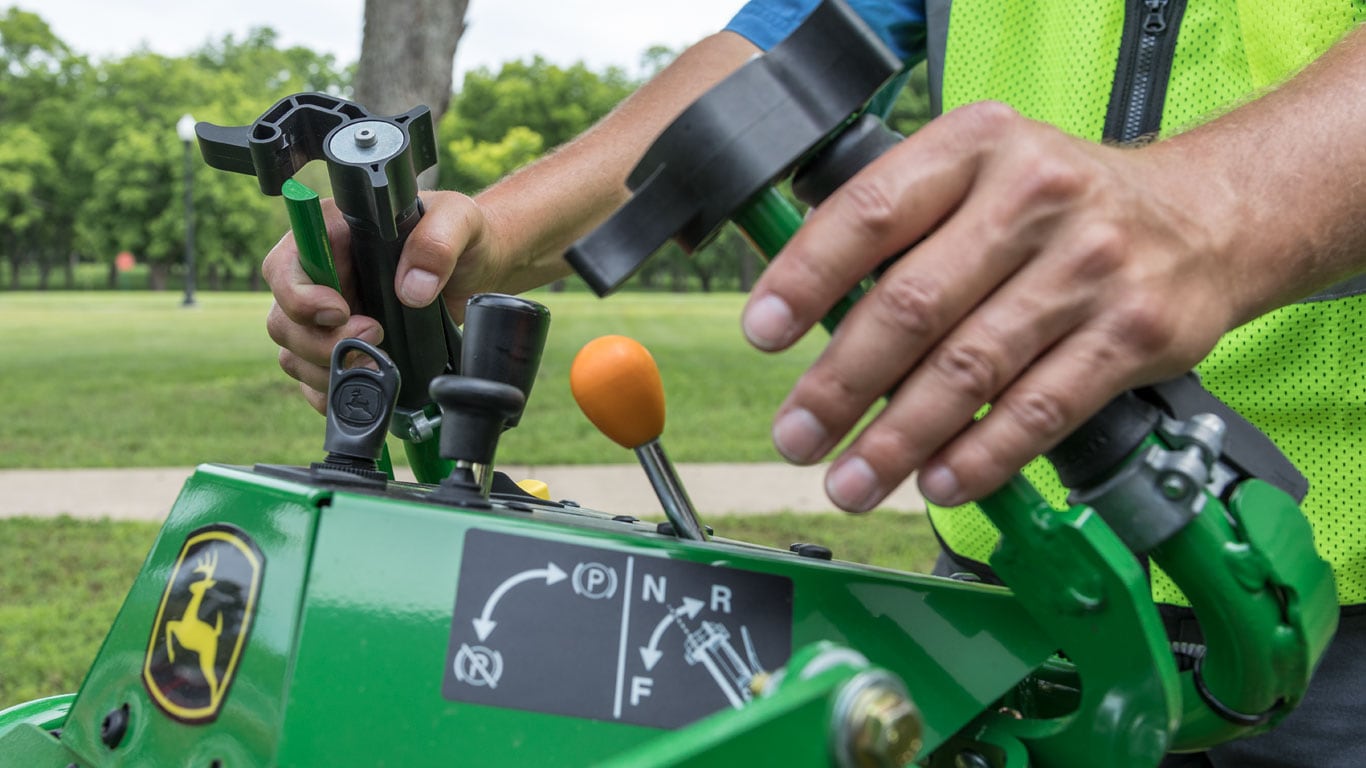 new walk behind mower controls