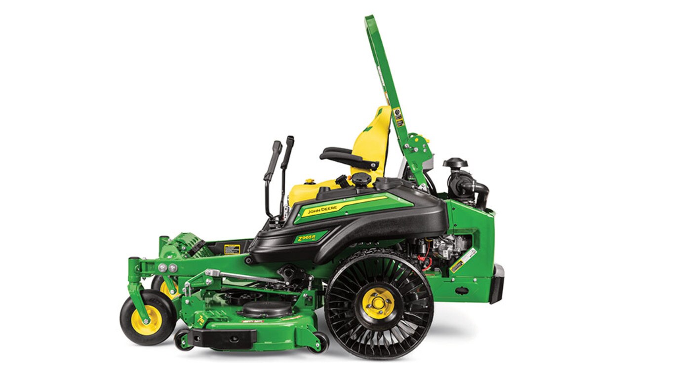 left-facing studio shot of a Z965R with airless tires on a white background