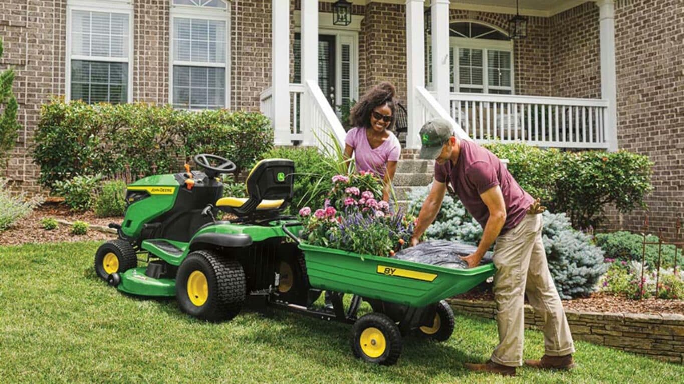 New john deere best sale riding mowers for sale