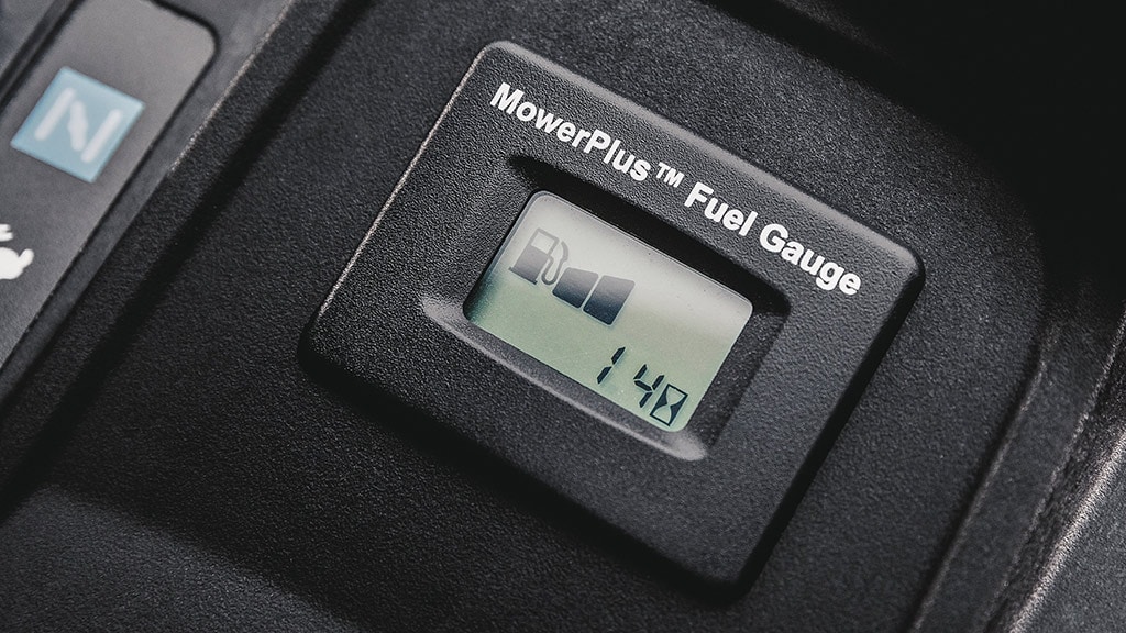 Close up image of the Fuel Gauge
