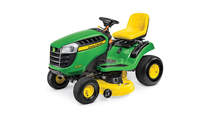 Studio image of E120 Lawn Tractor