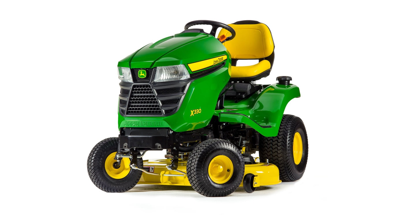 studio image of the X330 Series lawn mower