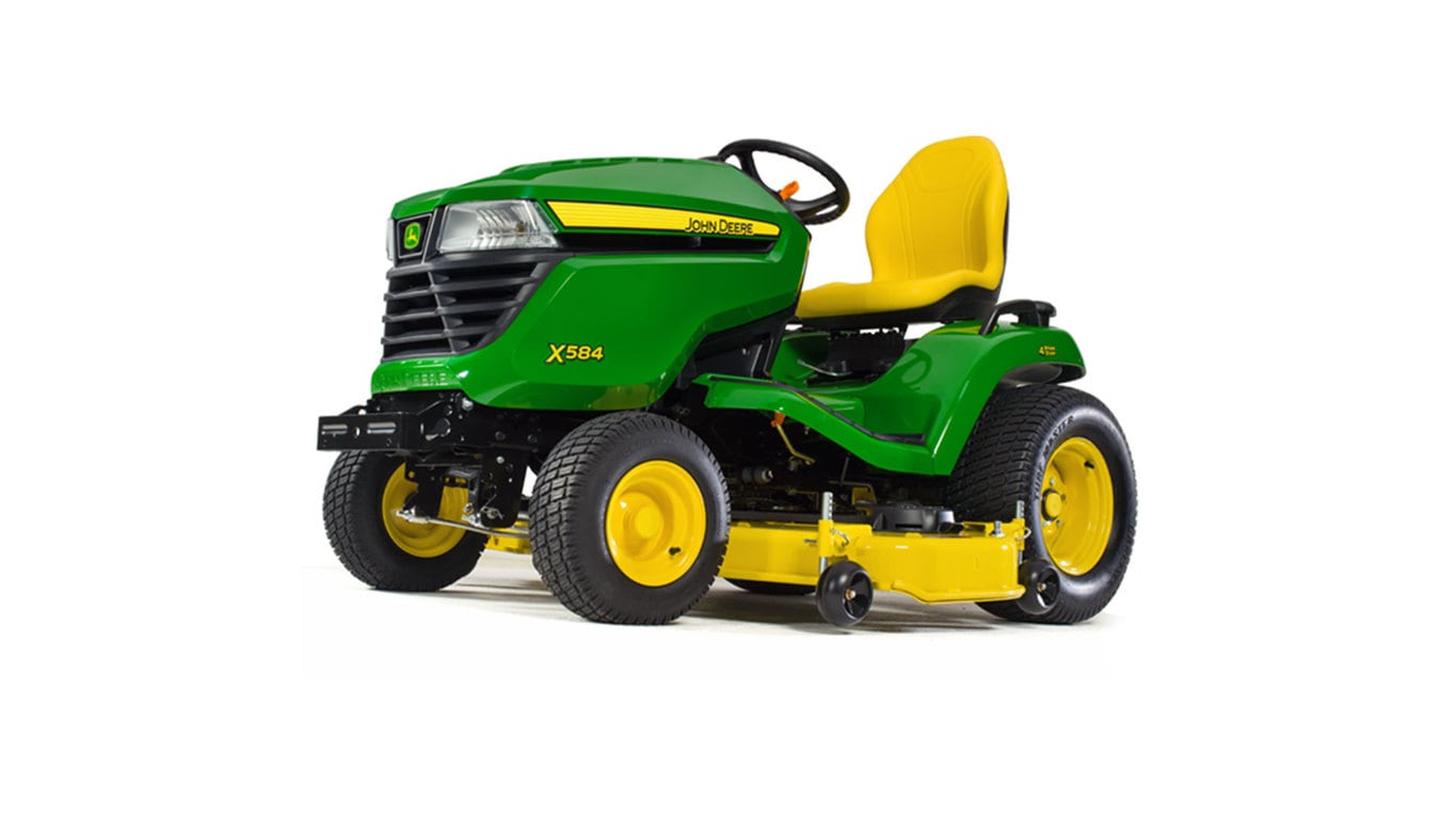 studio image of X584 select series lawn tractor