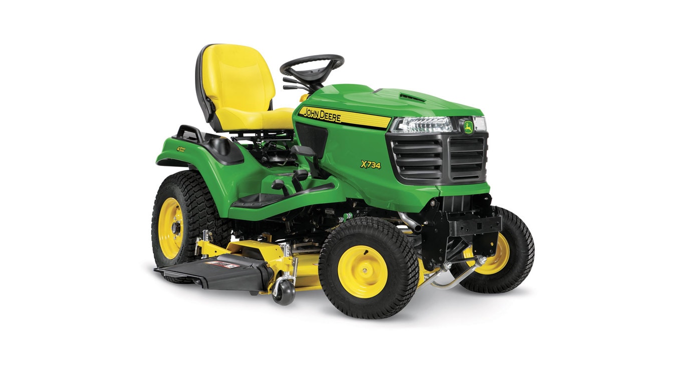 studio image of X734 signature series tractor