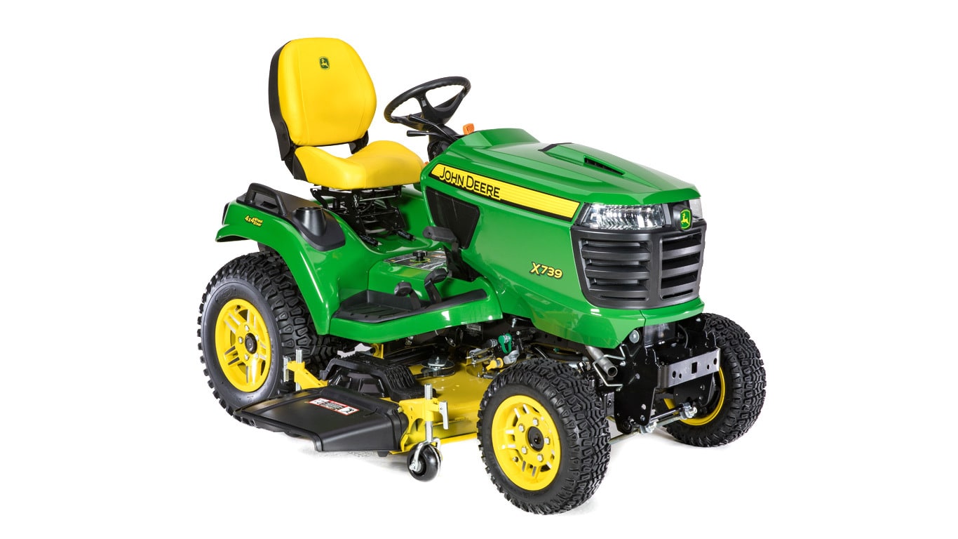 studio image of x739 Signature Series mower with 54 inch deck