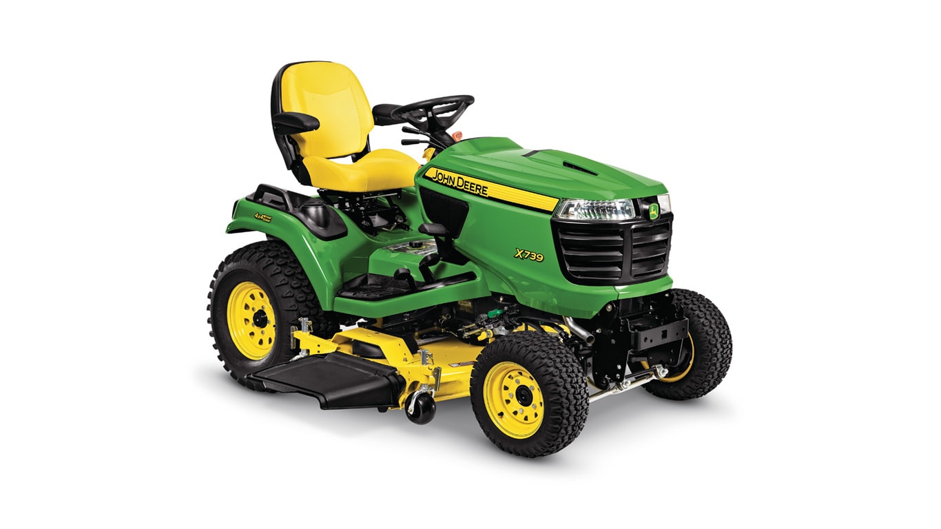 studio image of x739 Signature Series lawn tractor.