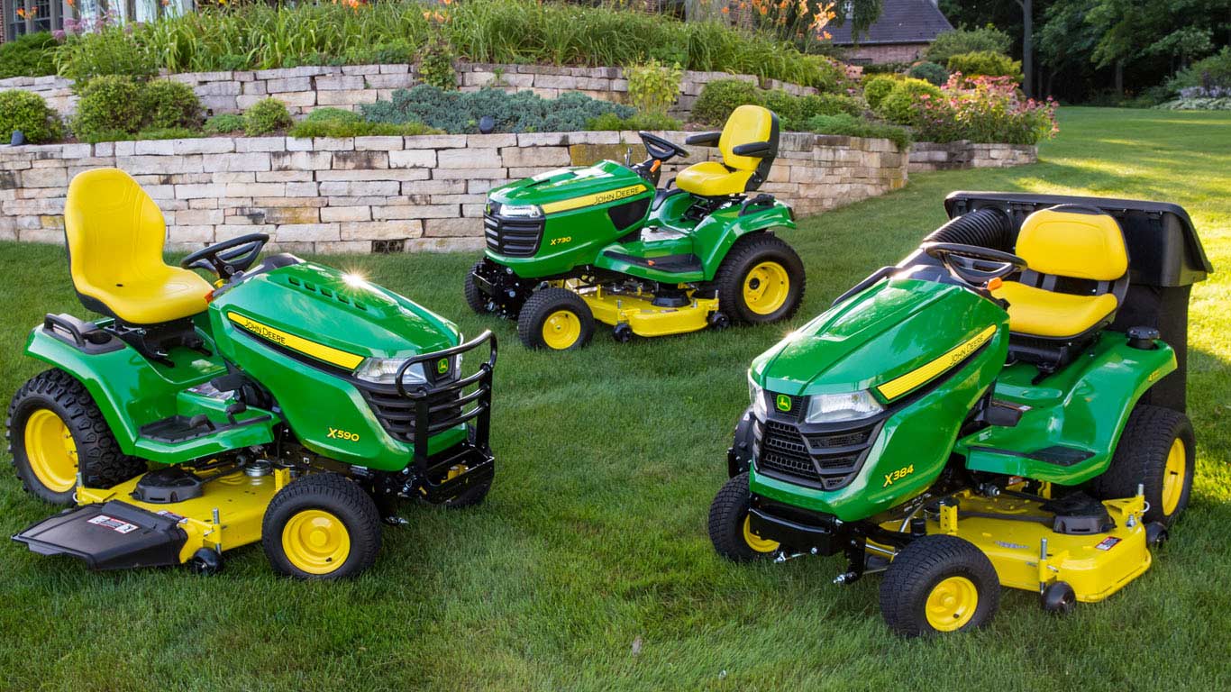 John Deere Lawn Tractor Comparison Chart