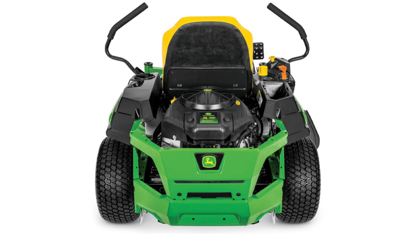 Studio image with a rear view of a Z315E mower