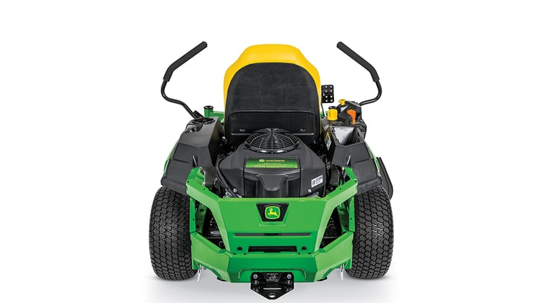Studio image with a rear view of a Z320M mower