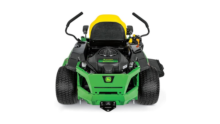 Studio image with a rear view of a Z330R mower