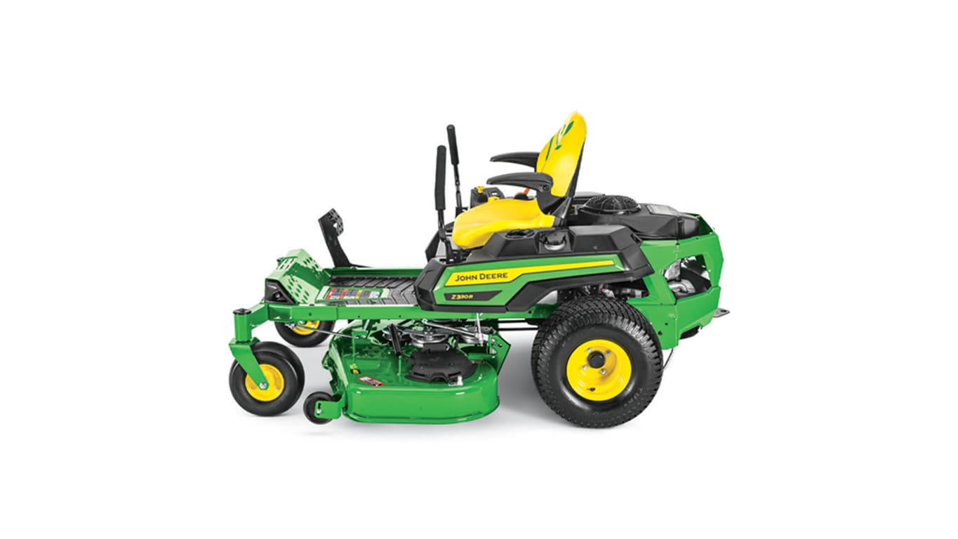 Studio image with a side view of a Z330R mower