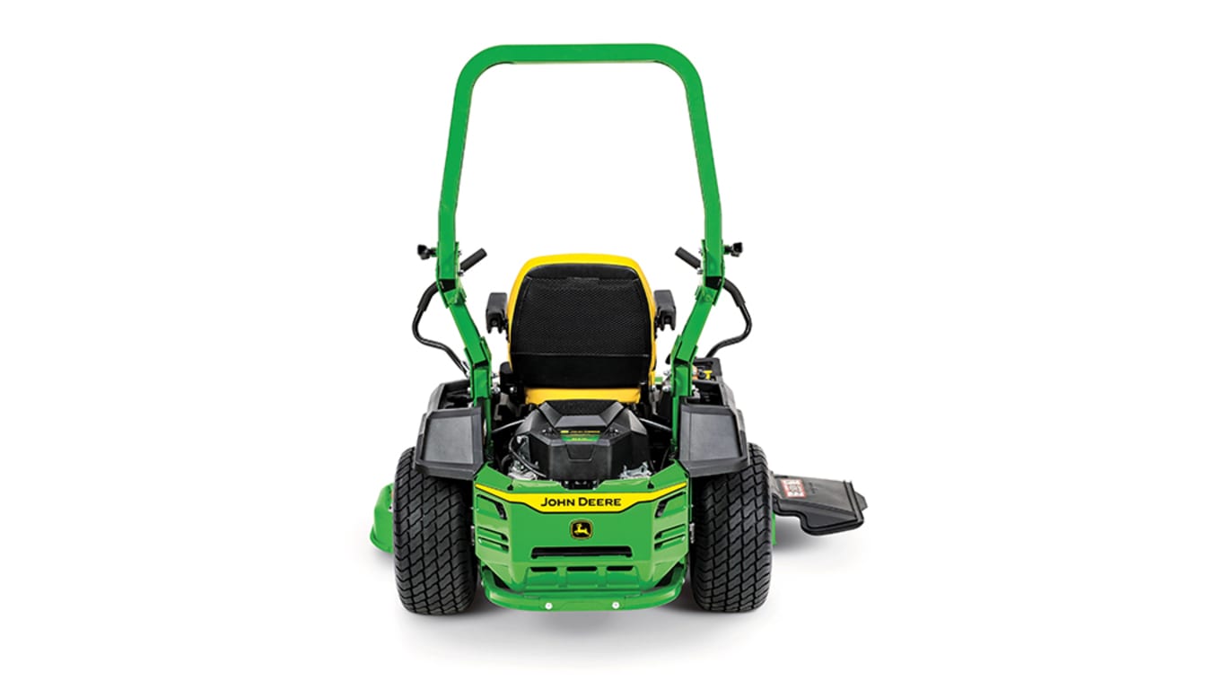 Studio image with a rear view of a Z515E mower