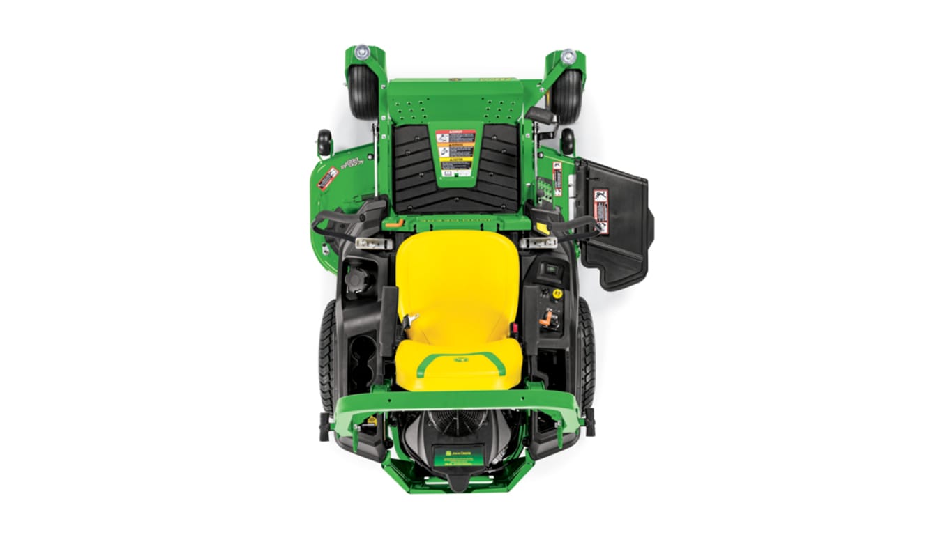 Studio image with a top view of a Z530M mower