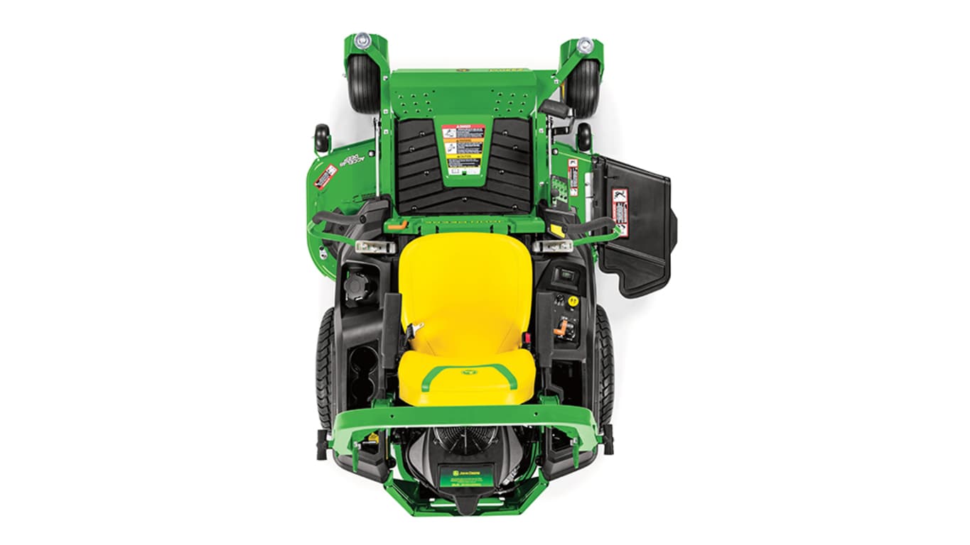 Studio image with a top view of a Z530M mower
