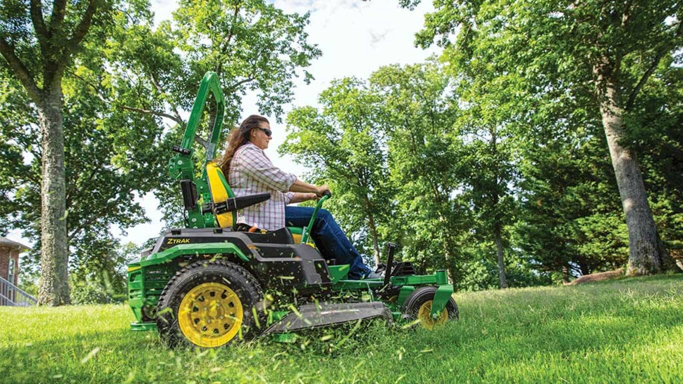 Person riding on a Z530R mower
