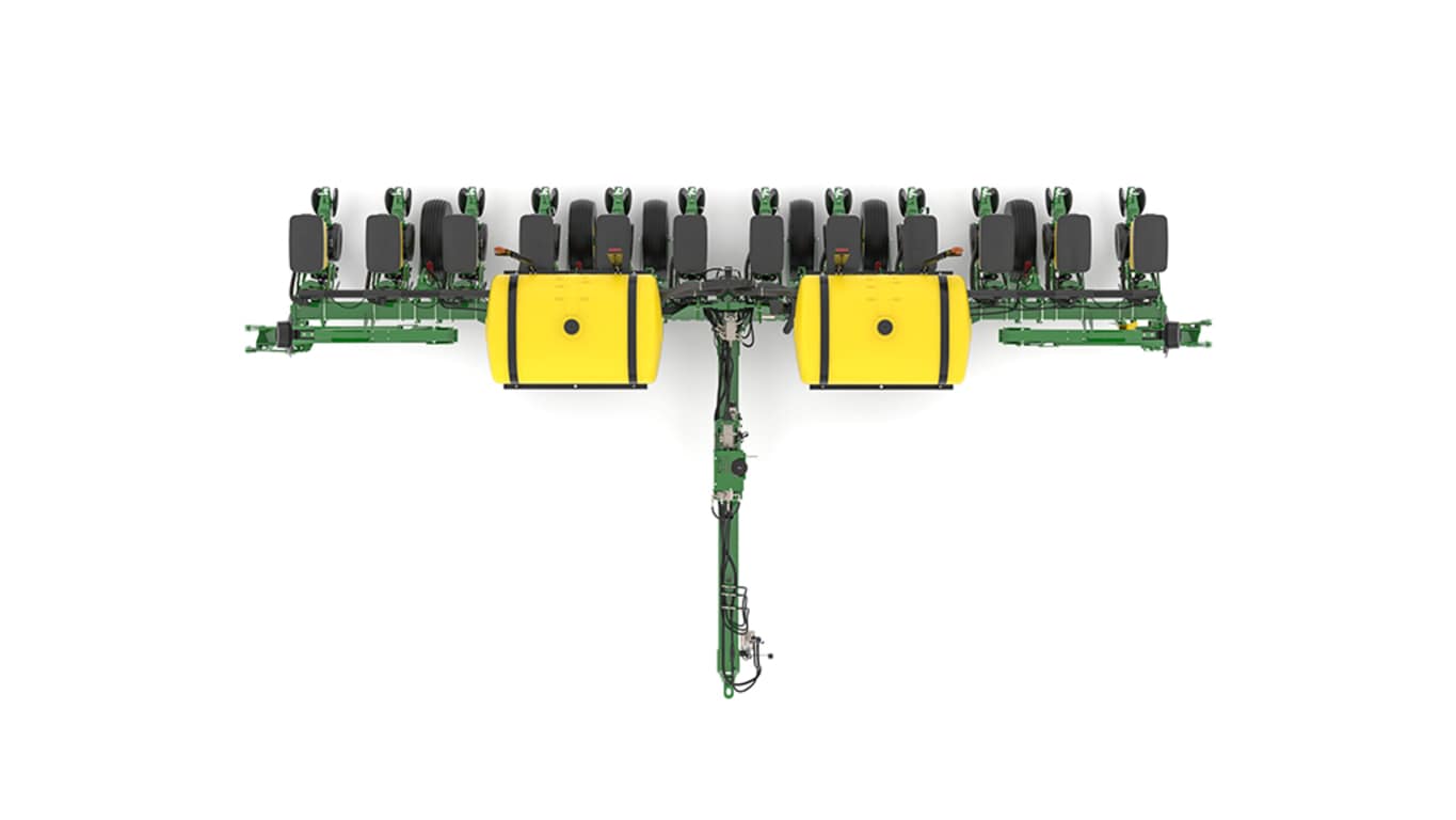 1795 31-Row top angle studio rendering