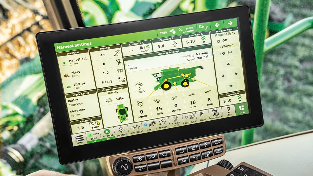 Photo of a John Deere G5Plus CommandCenter