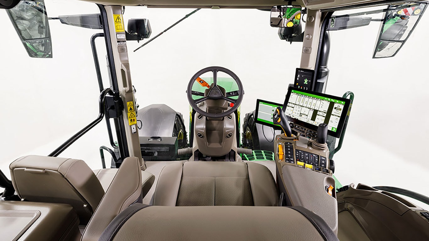 Inside view of a 7 series cab