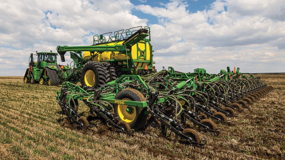 Image of C650 Air Drill in action in large field