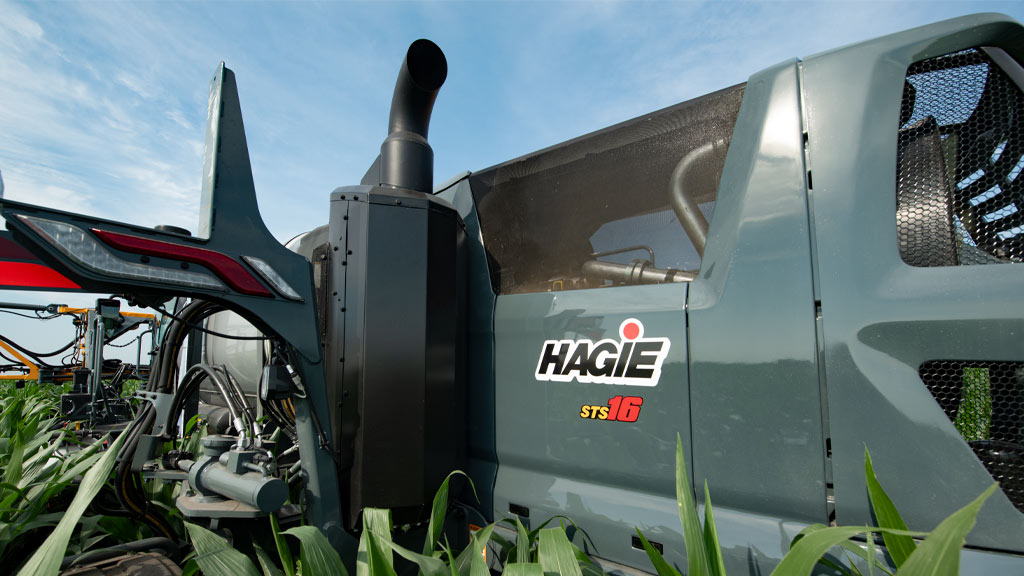 close up of hagie emissions system