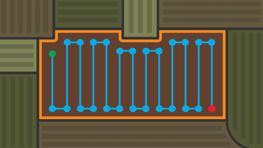 boundaries created in field