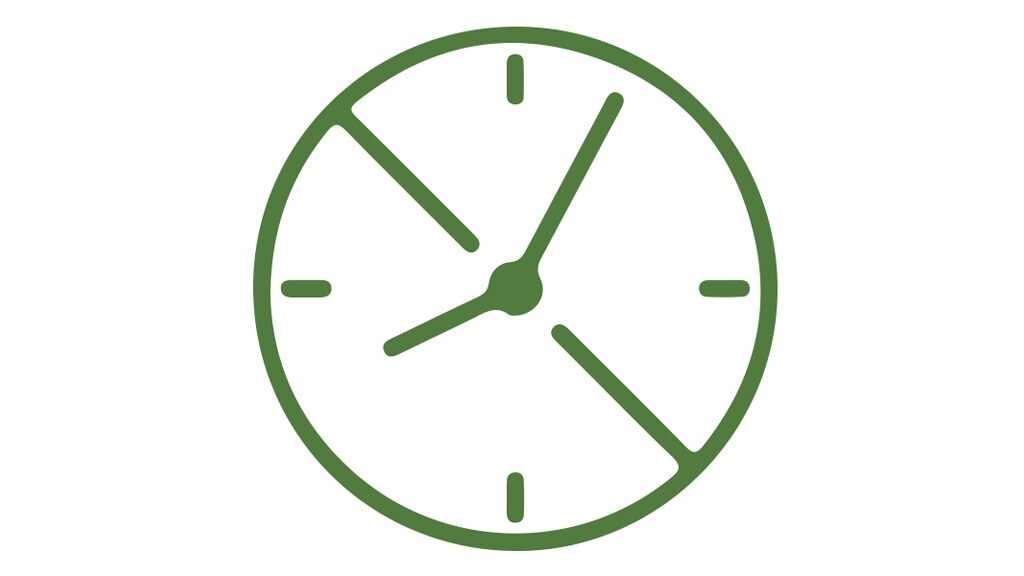 Icon of clock symbol
