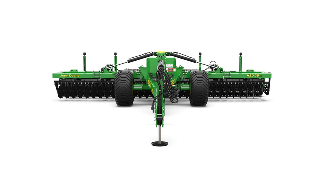 Front-facing view of HSD25 2S high speed disk