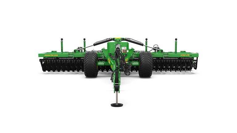 Front-facing view of HSD25 2S high speed disk