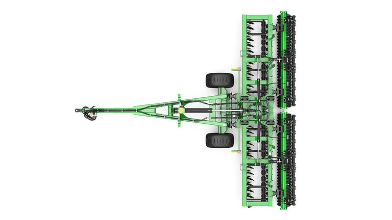 Top-facing view of HSD25 2S high speed disk