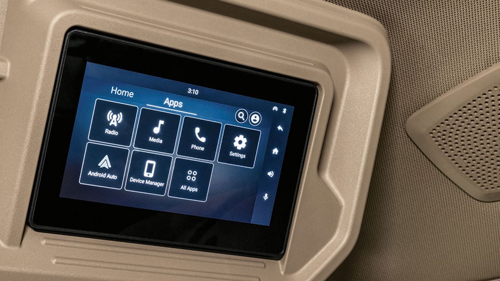 New touchscreen app radio