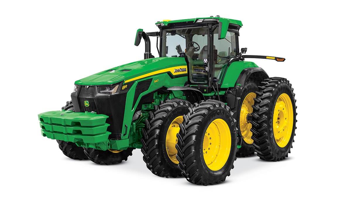 Studio rendering of high-horsepower 8R Tractor.