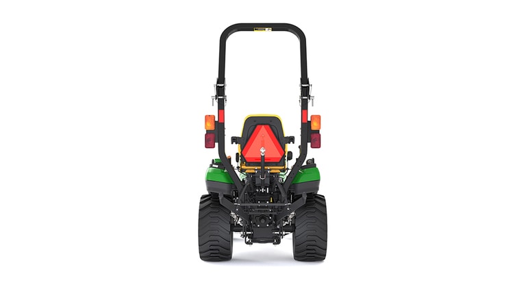 Rear view of 1025R Compact Tractor..