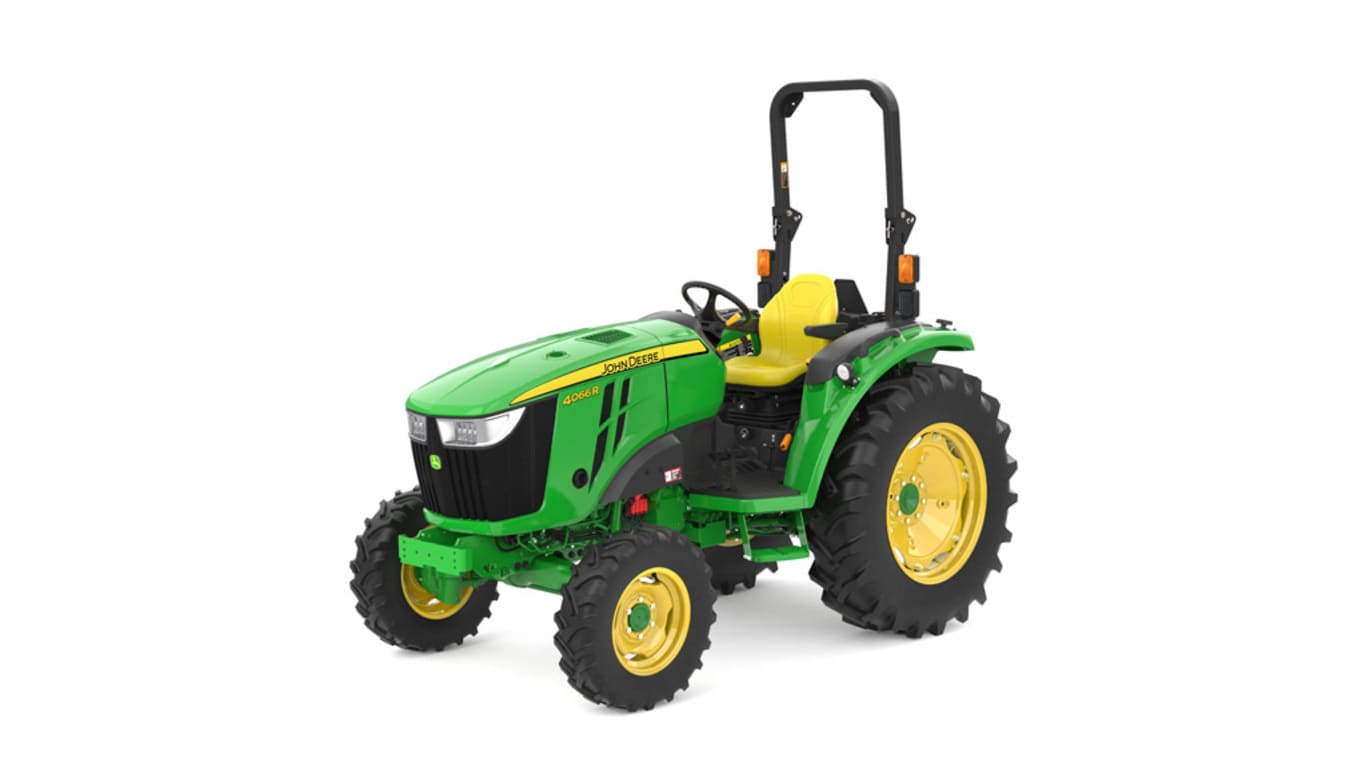 Front left studio image of 4066r compact utility tractor