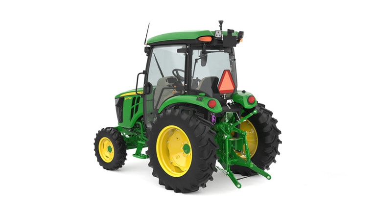 Rear left studio image of 4075r compact utility tractor