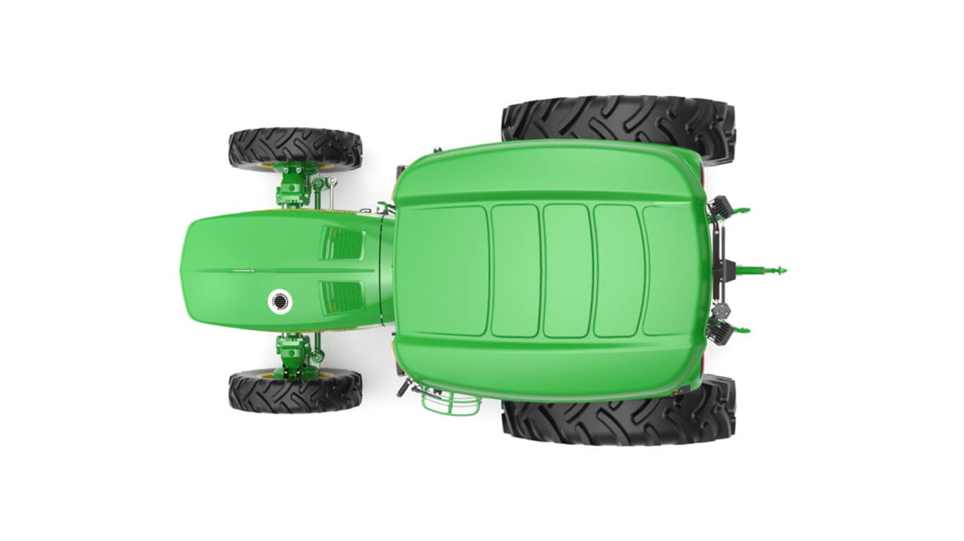 Top studio image of 4075r compact utility tractor