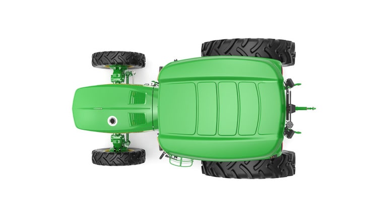 Top studio image of 4075r compact utility tractor