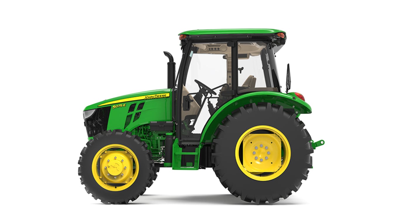 left side view of 5075E Utility Tractor
