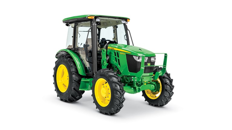 Studio image of a 5075E Utility Tractor