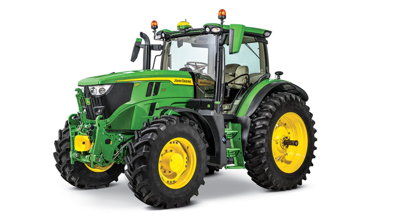studio image of 6r 145 row crop tractor