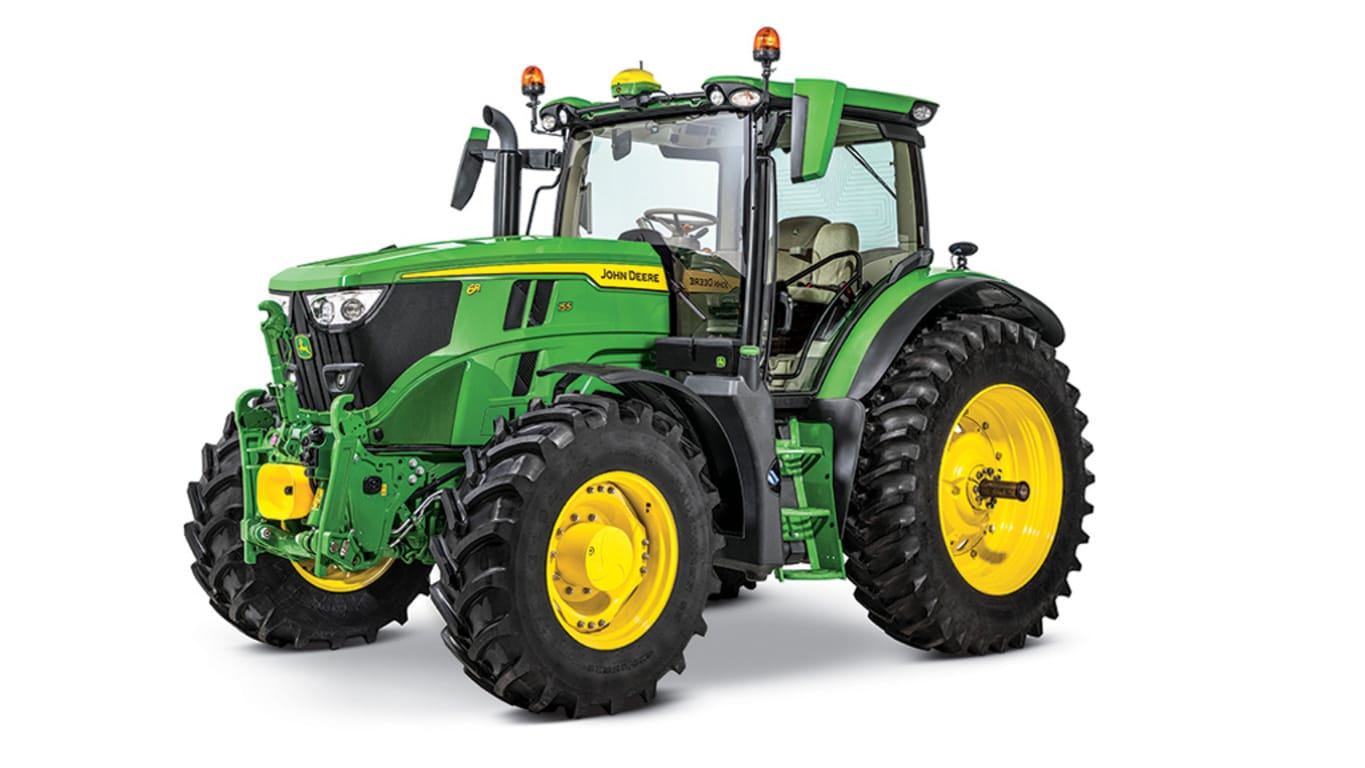 studio image of 6r 155 row crop tractor