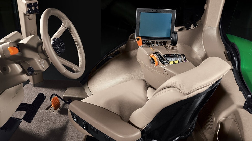 swivel seat chair in cab