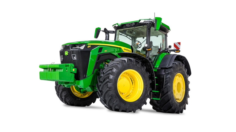 Foto de estudio Trator grande John Deere serie 8RT