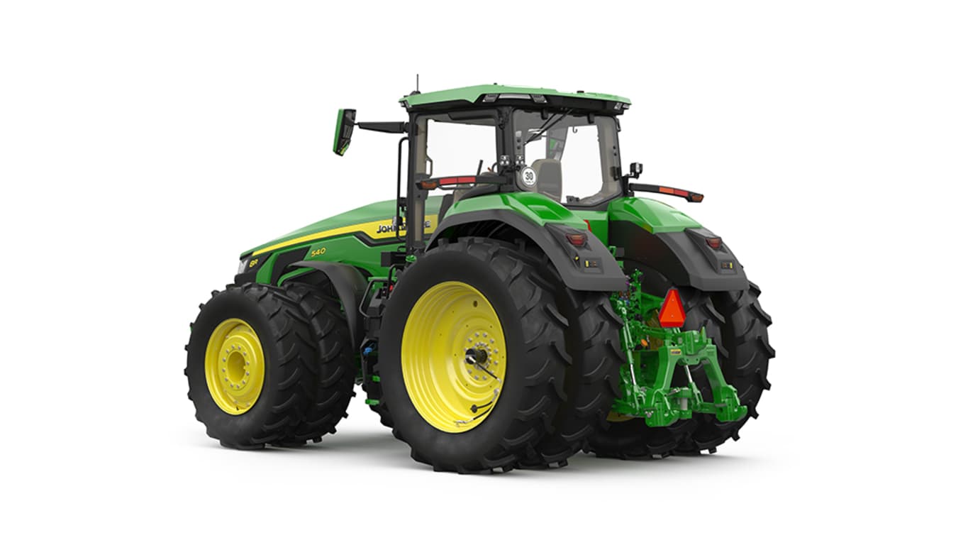 Studio image of Rear-Left facing 8R 540 Tractor