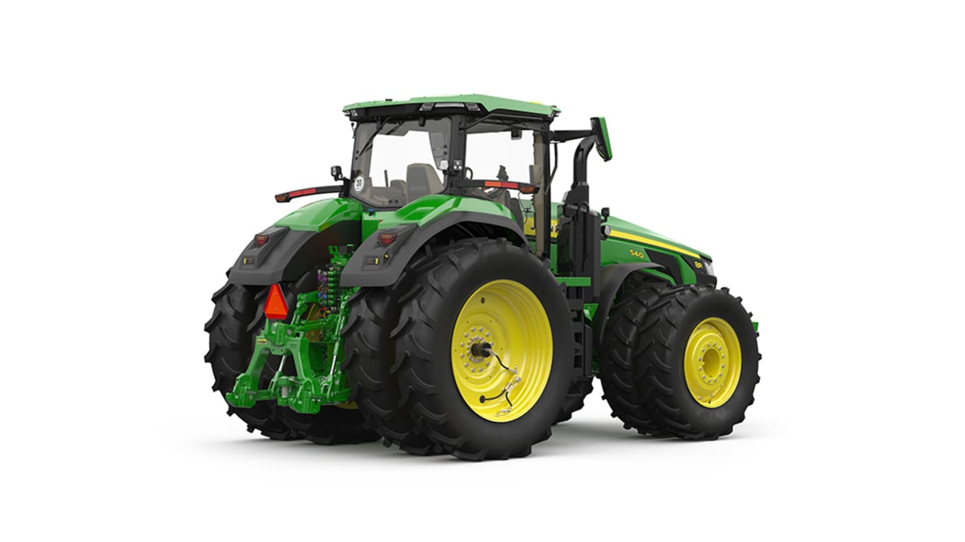 Studio image of Rear-right facing 8R 540 Tractor