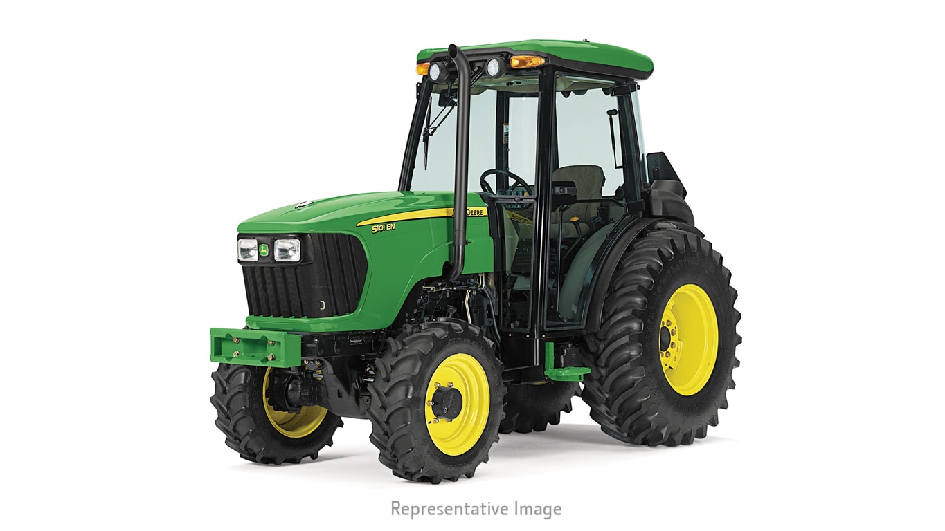 Three-quarter view of 5093EN Specialty Tractor