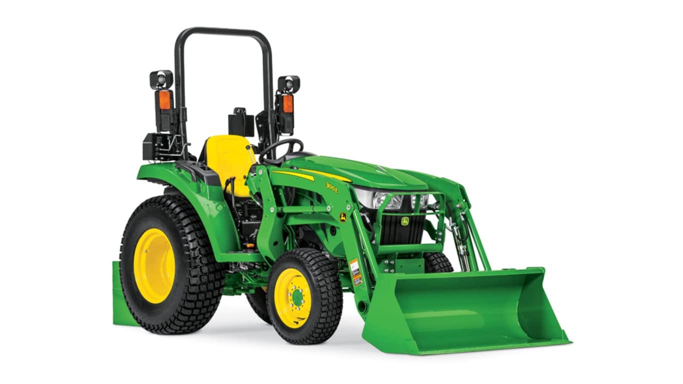 studio image of 3025D compact utility tractor