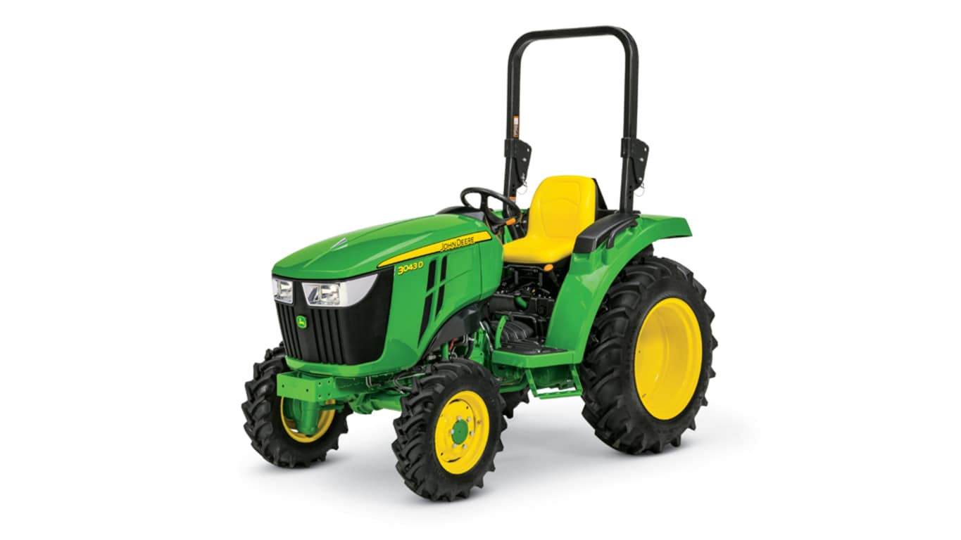 studio image of a 3043D Compact Tractor