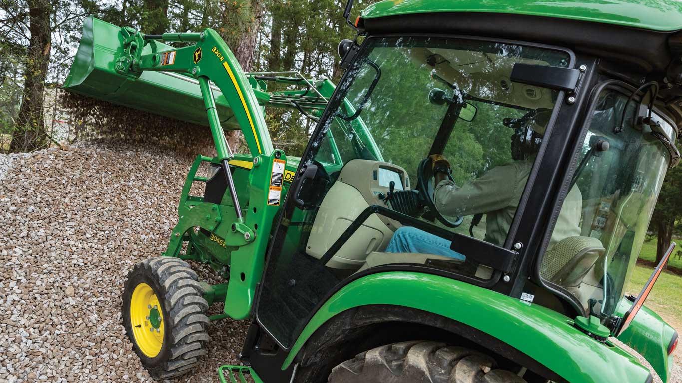 Tercer punto tractor John Deere reforzado cuerpo central en fundición Bolas  25-25mm