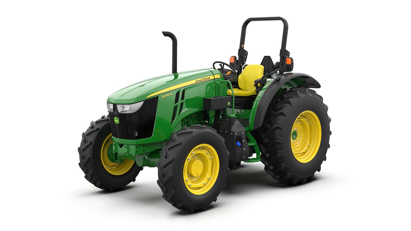 Studio rendering of 5095M Tractor.